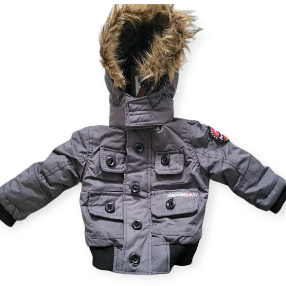 Avalanche Other - Avalanche Water/Wind Resistant Charcoal Gray Baby Boy Snow Ski Jacket Sz 12M